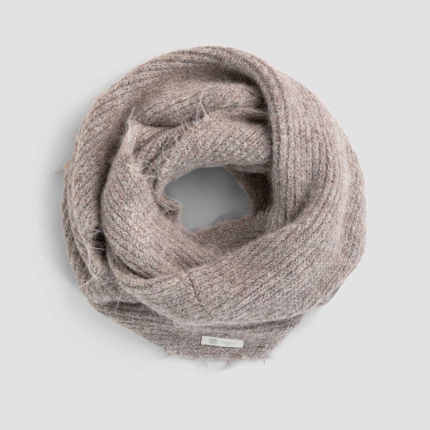 Morild Aspen Loop skjerf med refleks, sand