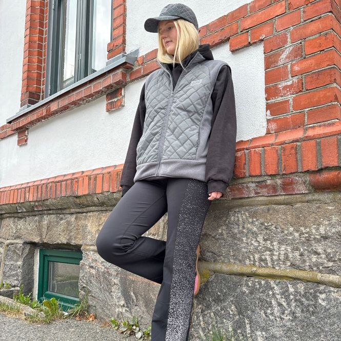 Hovedbilde Morild Ut å gå Fleece Vest med refleks, grå