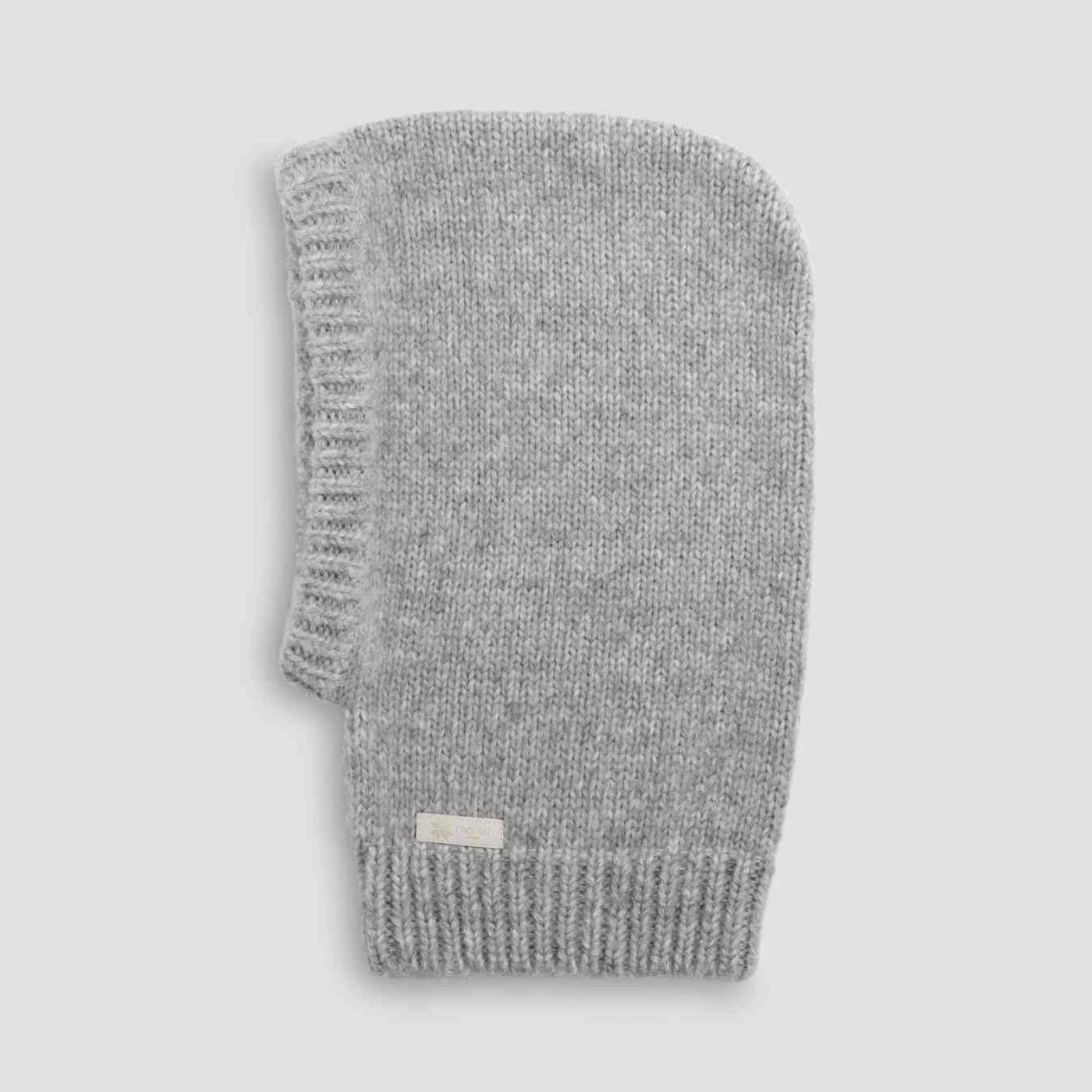 Morild Lun Knit hood med refleks, grå