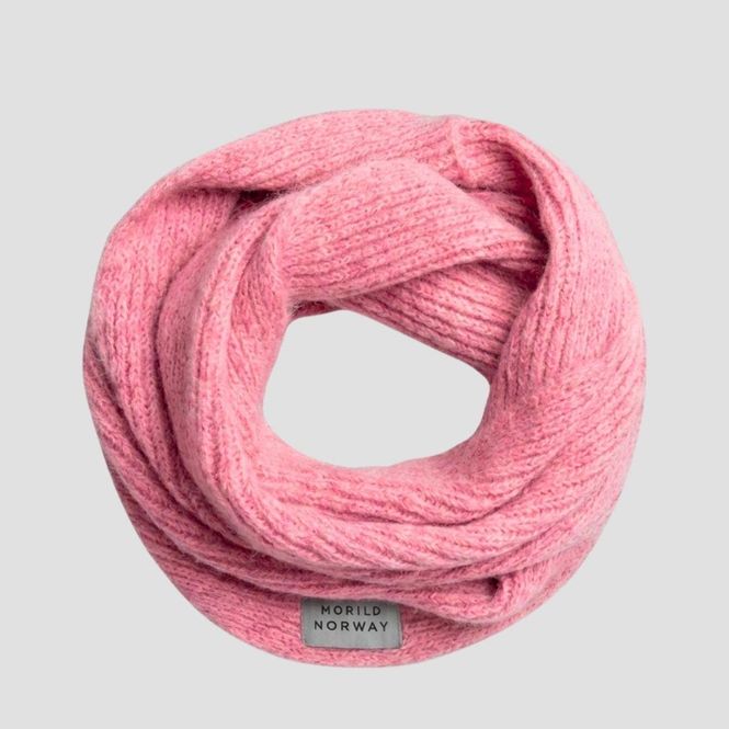 Hovedbilde Morild Bibbi Loop Skjerf med refleks, pink