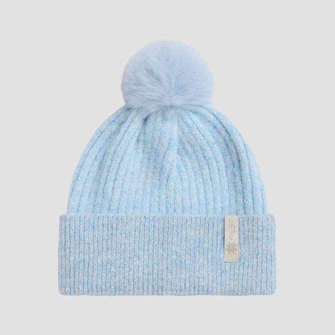 Hovedbilde Morild Eirin Pom Pom Lue med refleks, himmelblå