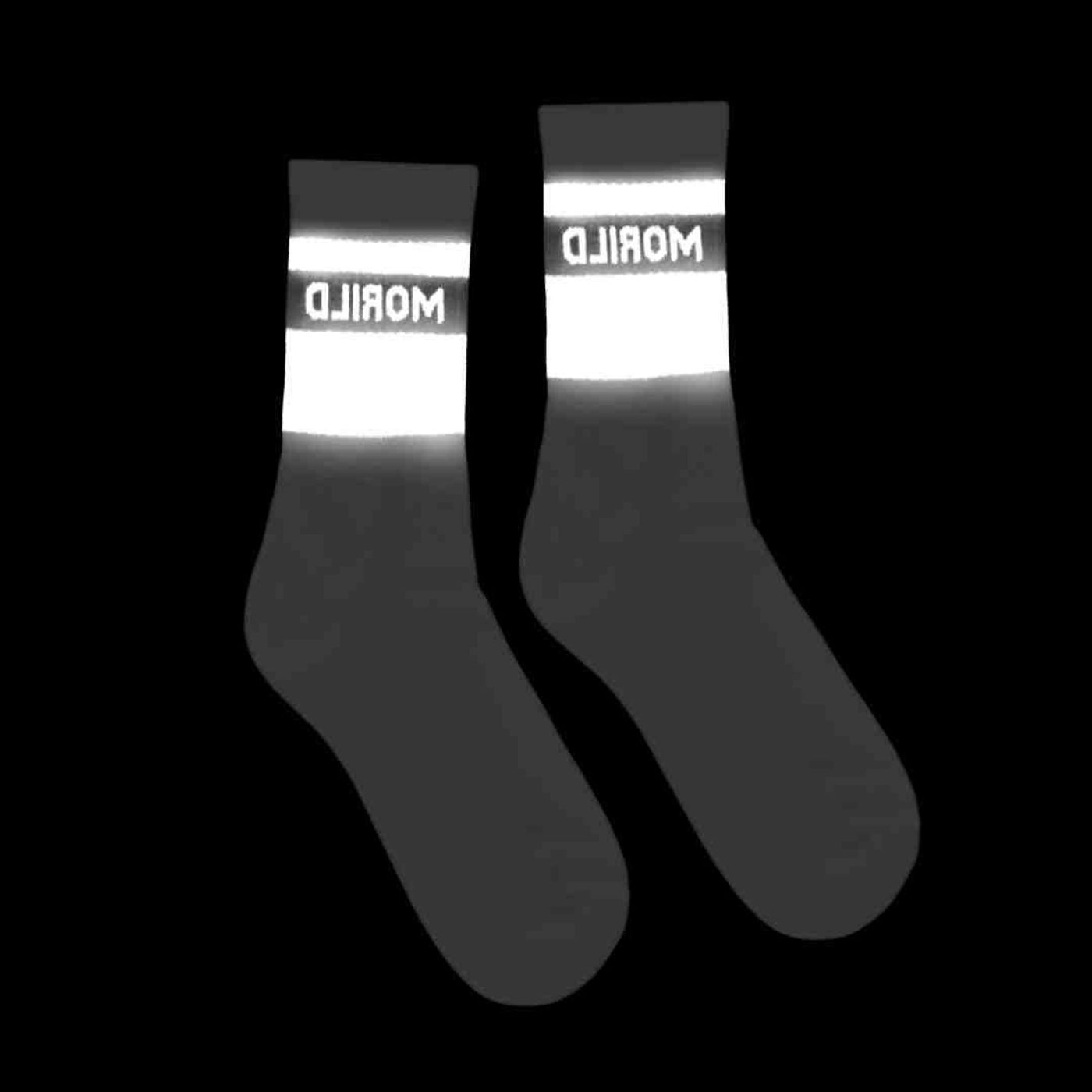 Morild Sokker med refleks, sort