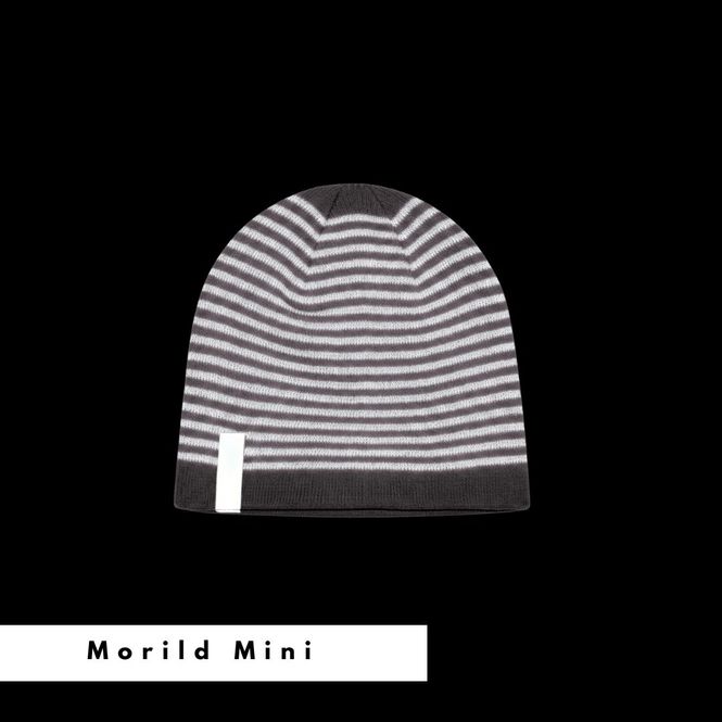 Hovedbilde Morild Mini Refleks stripe lue med refleks, rosa