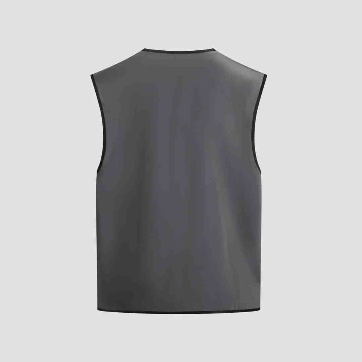 Morild Safety First Reflective Zip Vest S/M med refleks, sort