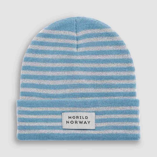 Hovedbilde Morild Refleks stripe lue med refleks, blå