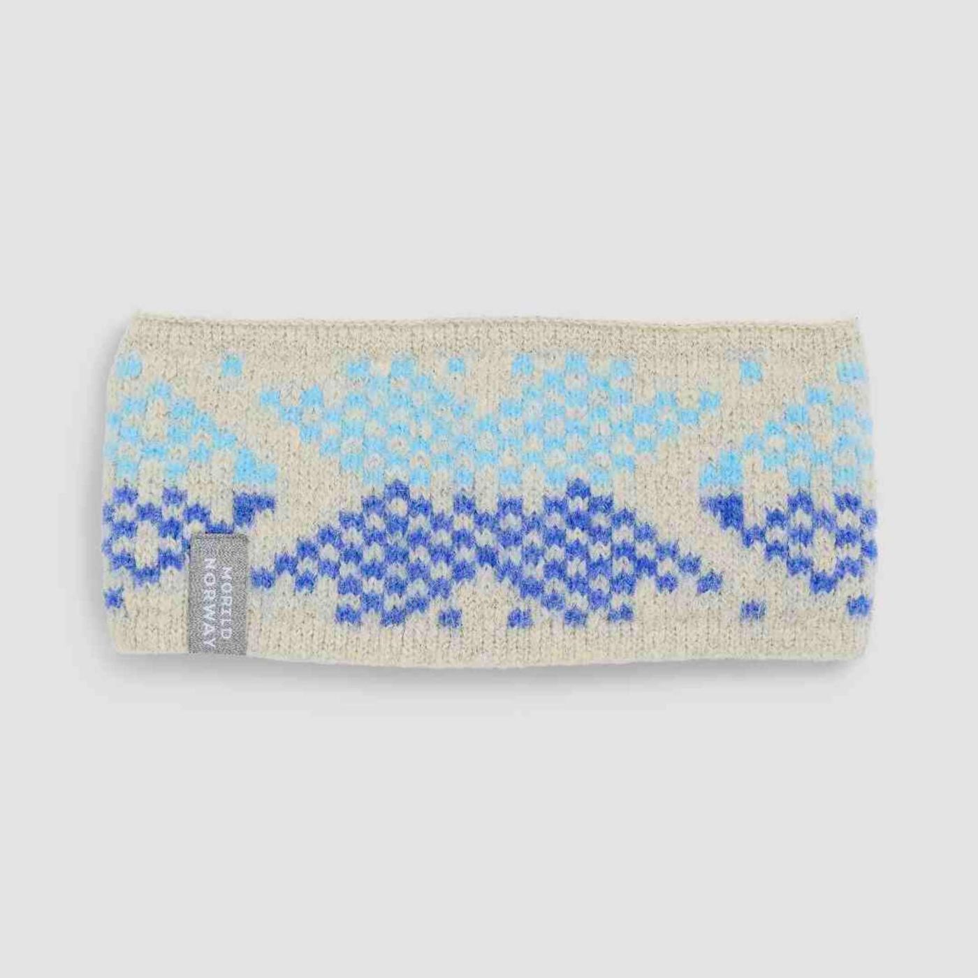Morild Tradisjon pannebånd med refleks, Blå/Kitt