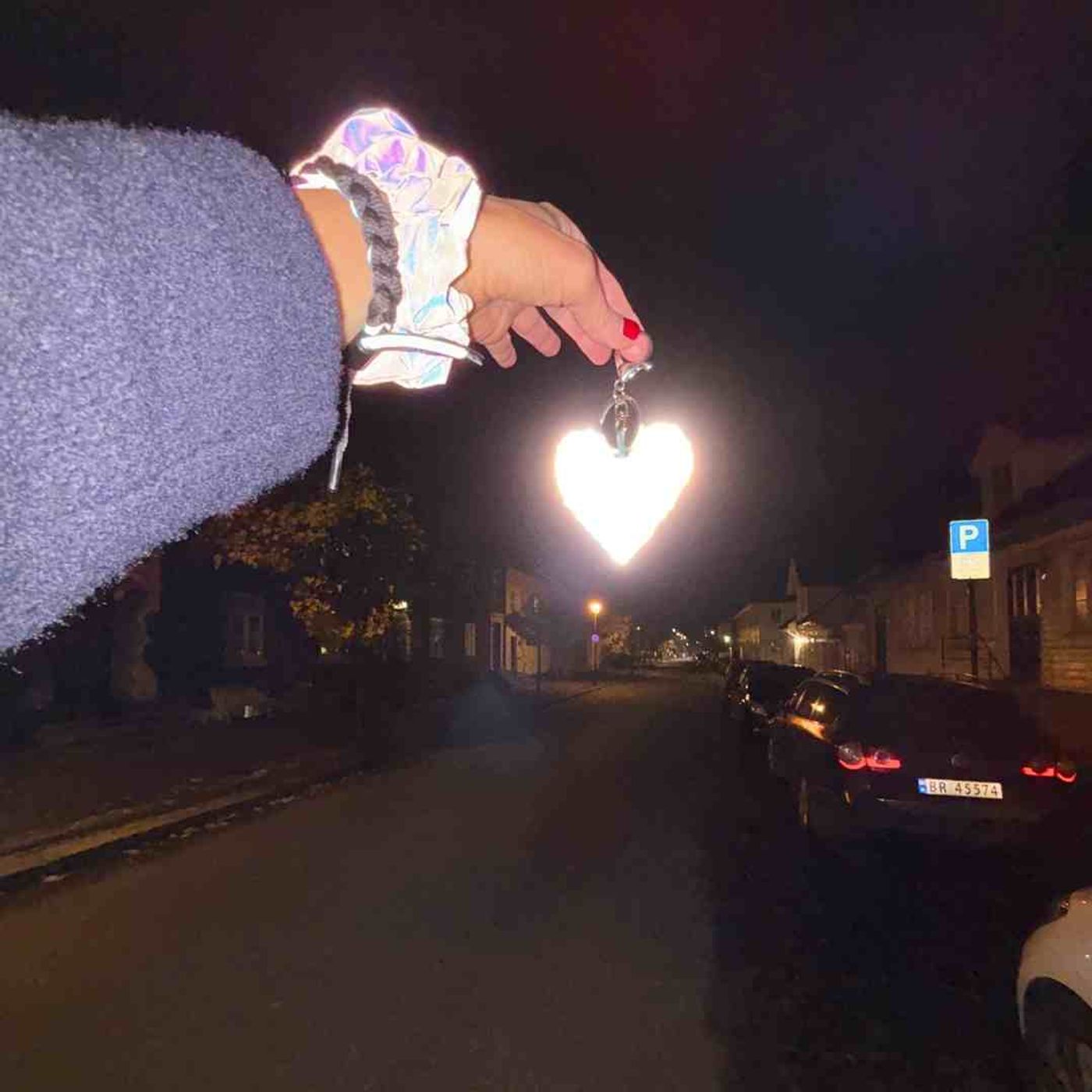 Morild Love you refleks, sølv