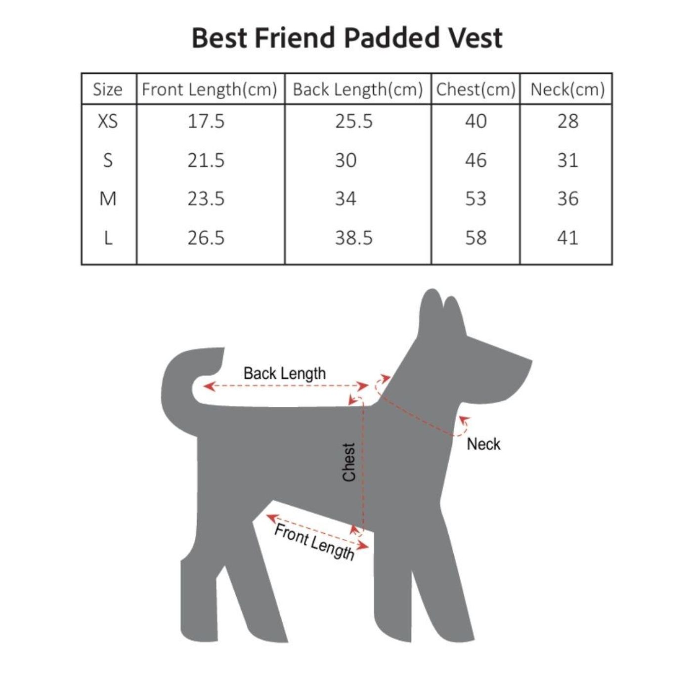 Morild Bestevenn Helreflekterende Vest XS/25cm, sort