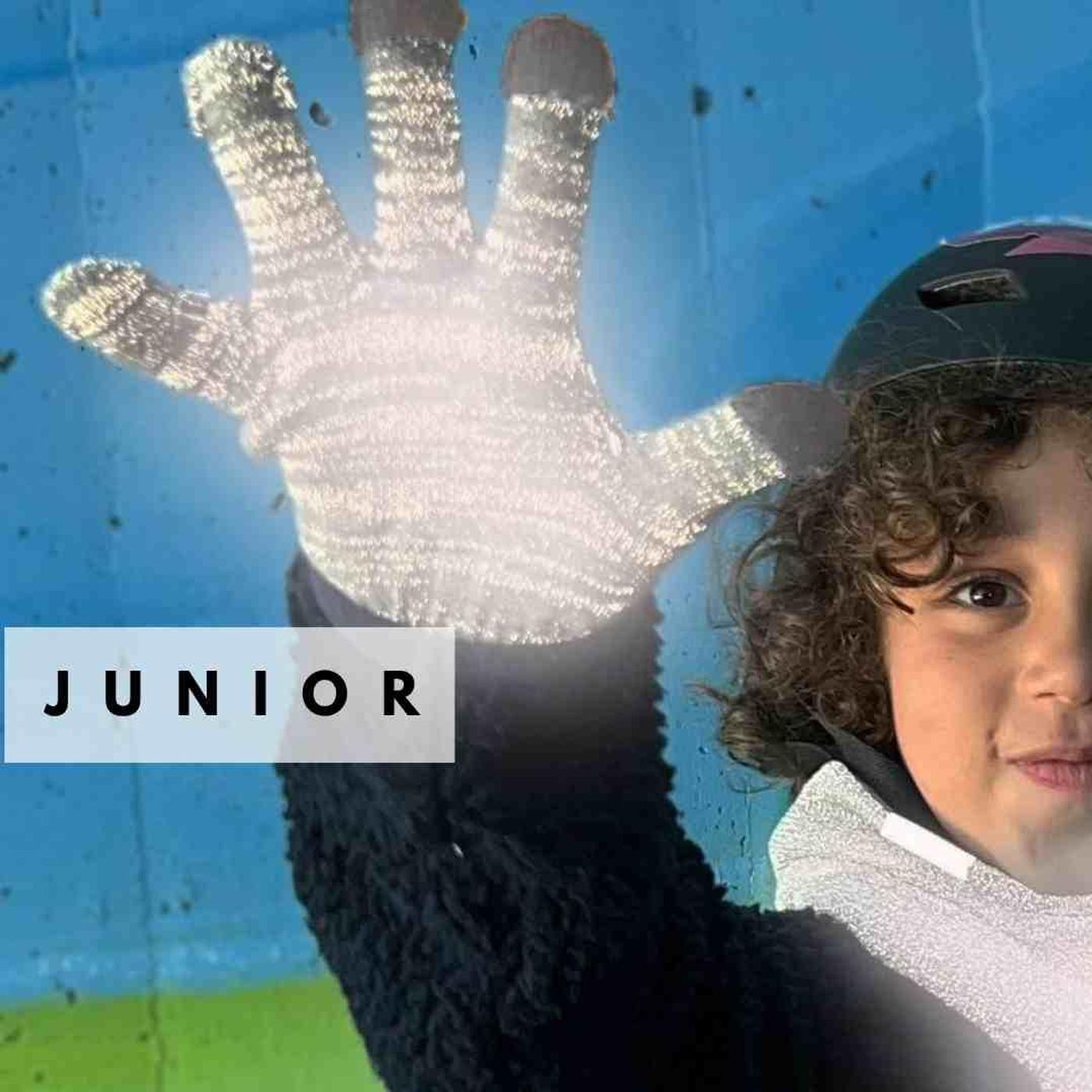 Morild Grid fingervanter med refleks 2-pk, grå