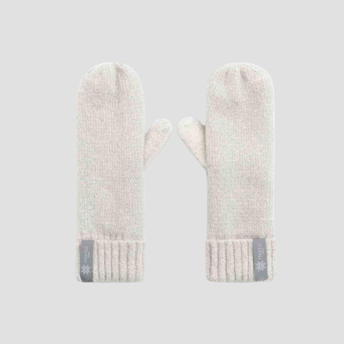 Lulu votter med refleks, krem - Outlet 