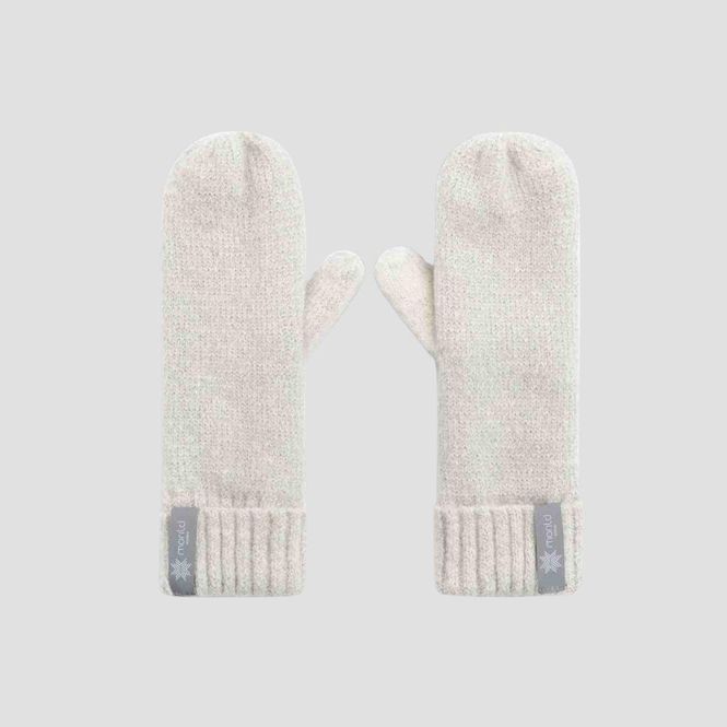 Hovedbilde Lulu votter med refleks, krem - Outlet 