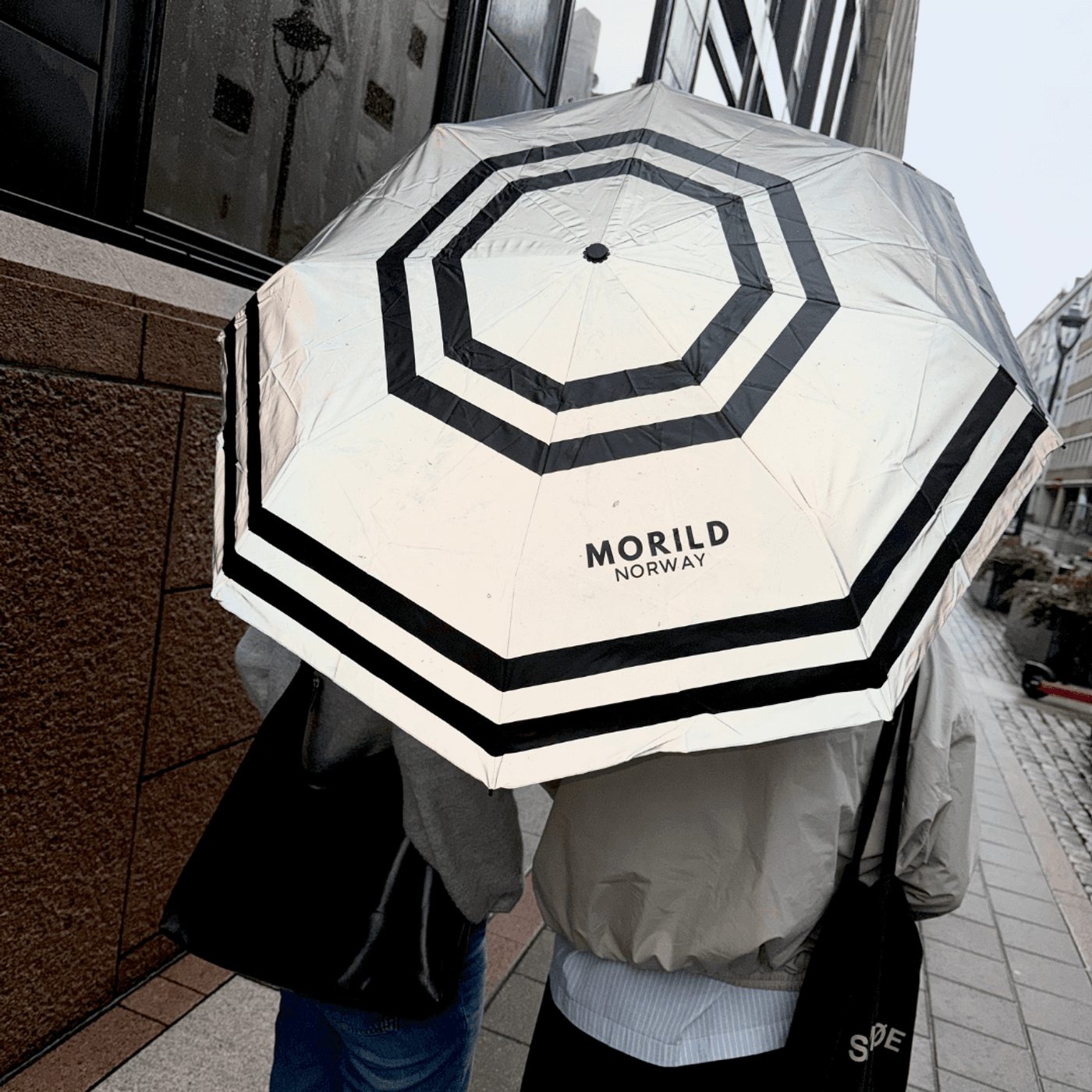 Morild Byge Paraply med refleks,  90 cm teleskopskaft