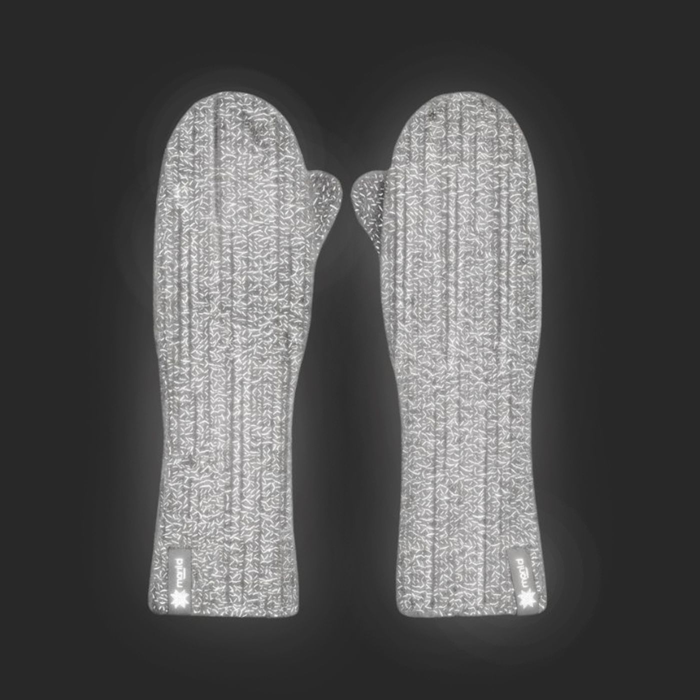 Morild Lanza Ull-votter med refleks, aqua