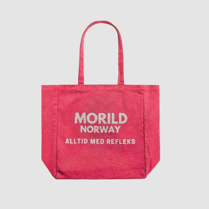 Hovedbilde Morild Cotton Shopper med refleks, rosa