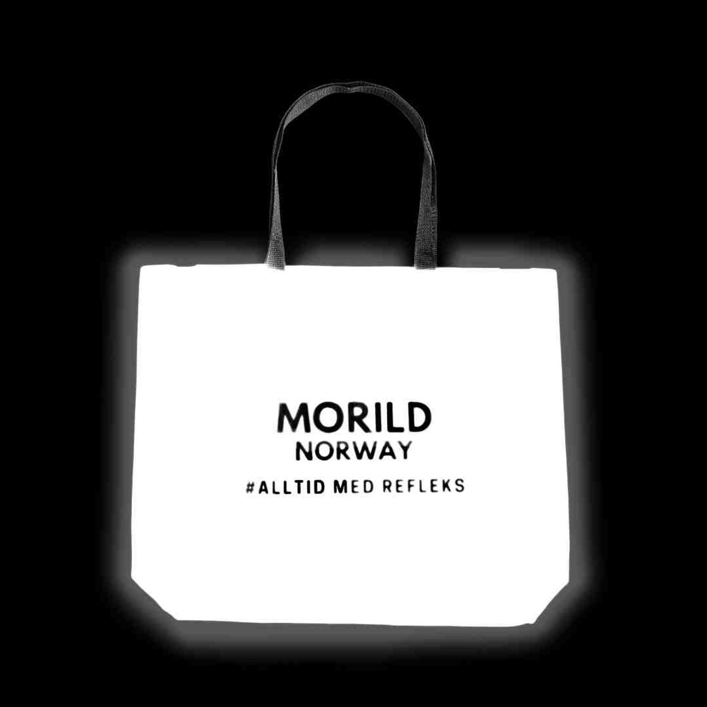 Morild Logo Shopping Bag, sølv