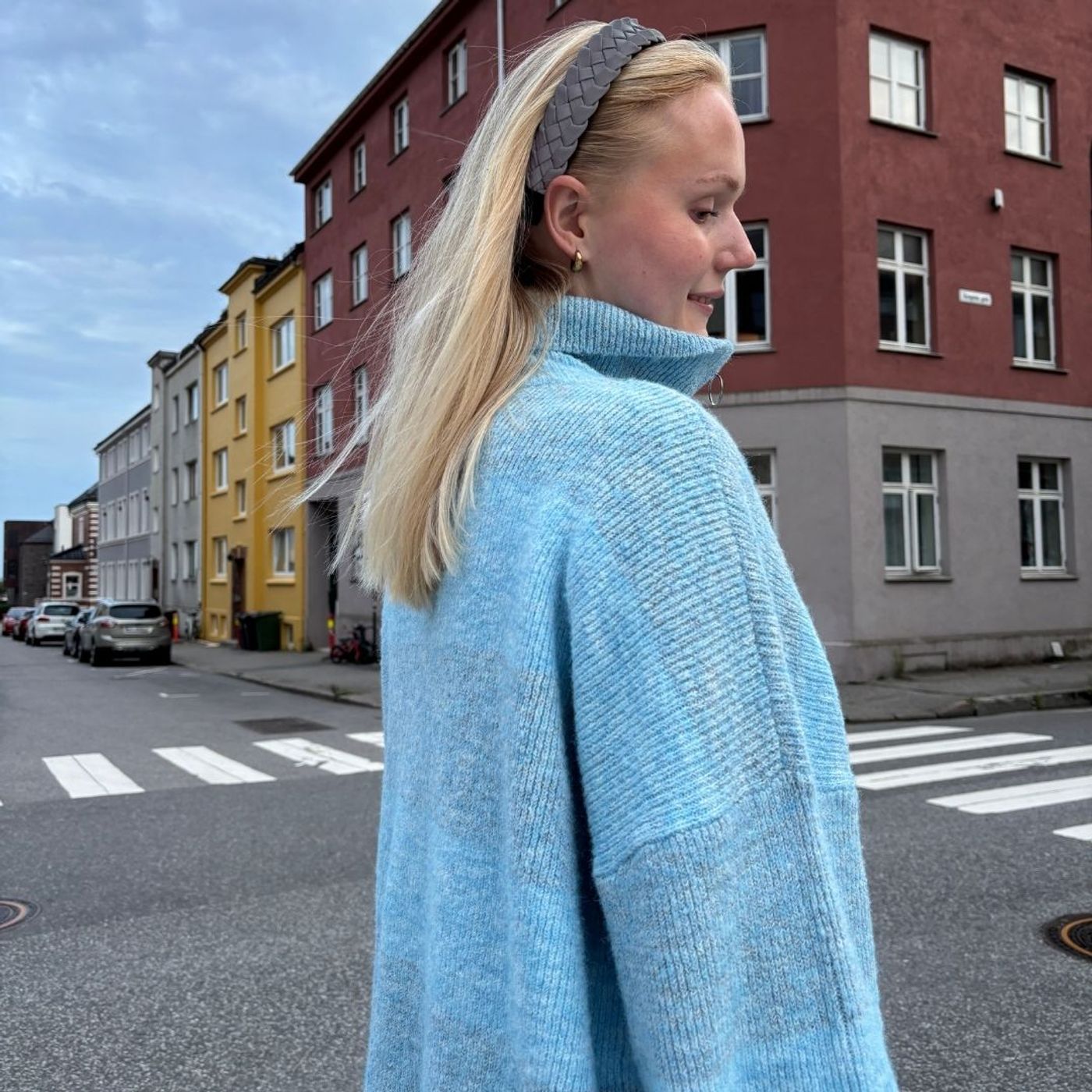 Morild Flette Hårbøyle med refleks, sølv